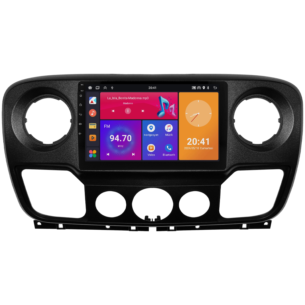 Renault Master 3 Android Multimedya Sistemi (2010-2018) CRV4773XP