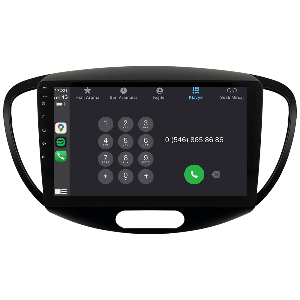 Hyundai I10 Android Multimedya Sistemi (2008-2012) CRV4840XP