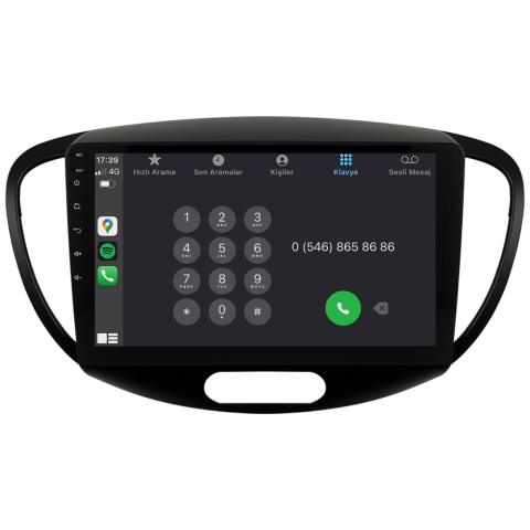 Hyundai I10 Android Multimedya Sistemi (2008-2012) CRV4840XP