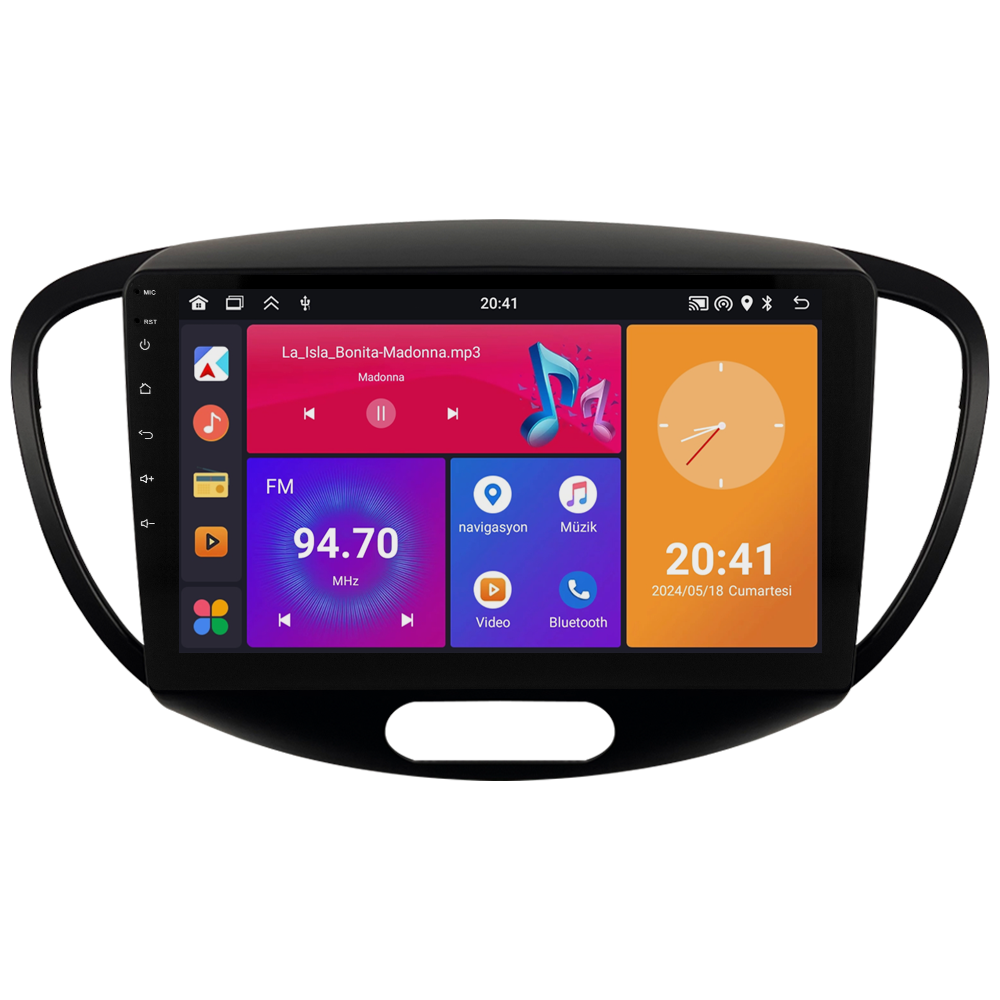 Hyundai I10 Android Multimedya Sistemi (2008-2012) CRV4840XP