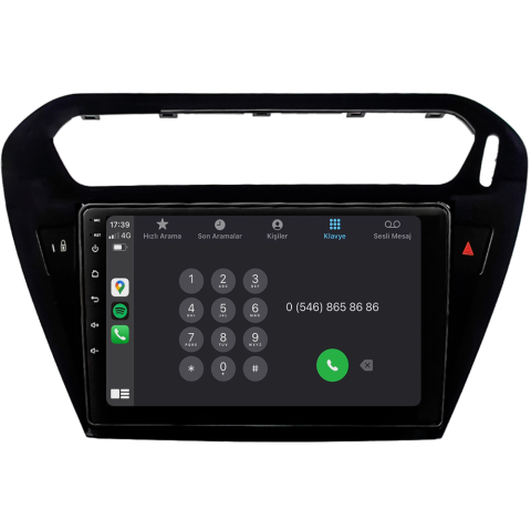 Peugeot 301 Android Multimedya Sistemi (2012-2024) CRV-4425XAA