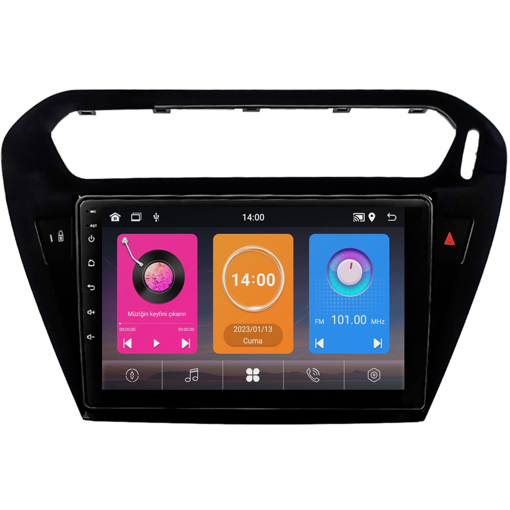 Peugeot 301 Android Multimedya Sistemi (2012-2024) CRV-4425XAA