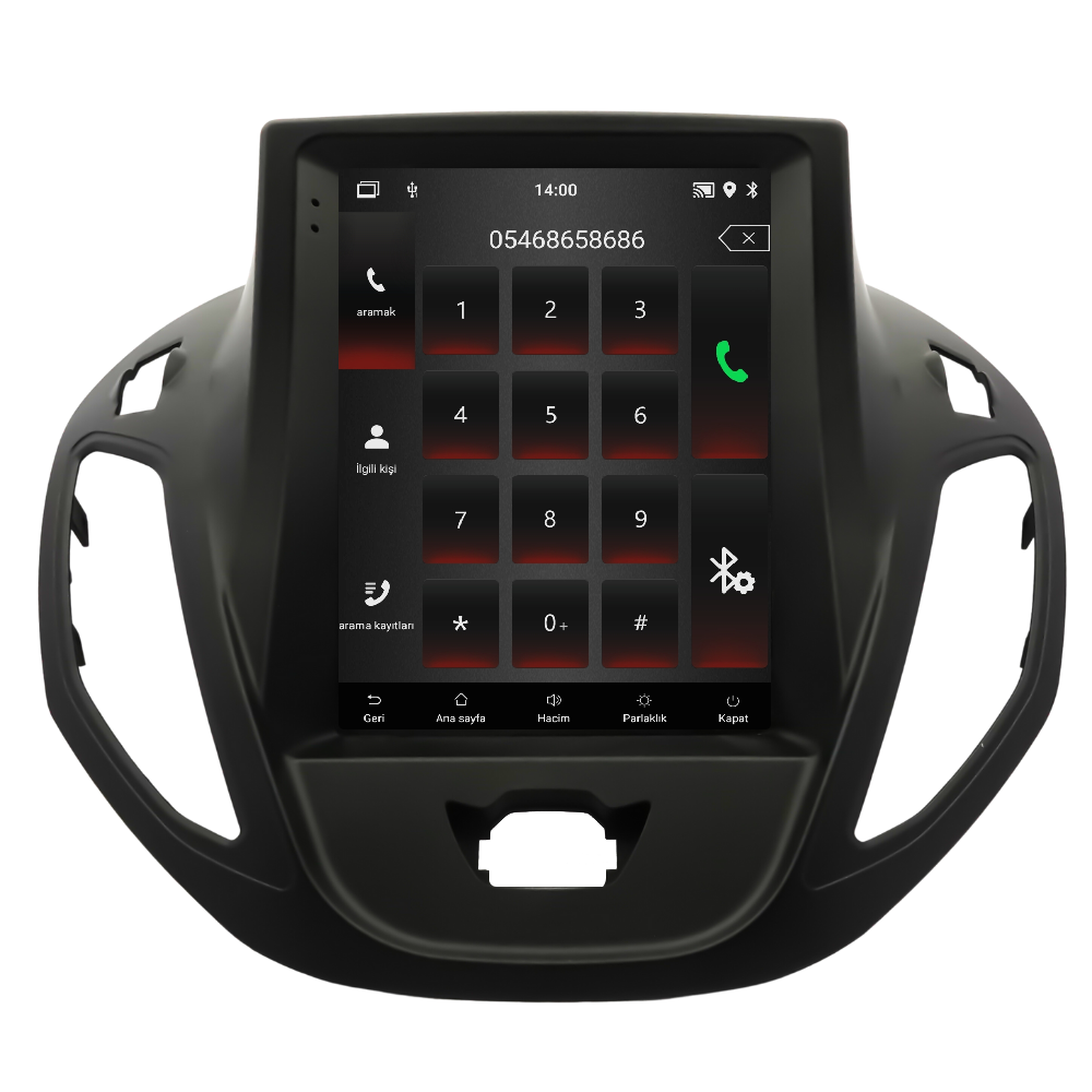 Ford Courier Android Multimedya Sistemi (2013-2024)