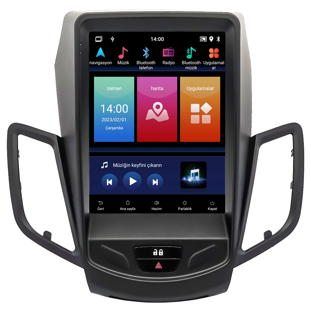 Ford Fiesta Android Multimedya Sistemi (2010-2017) CRV-4126XAAT