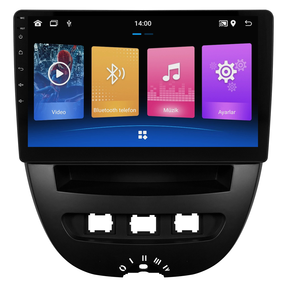 Peugeot 107 Android Multimedya Sistemi (2005-2014) CRV-4844X