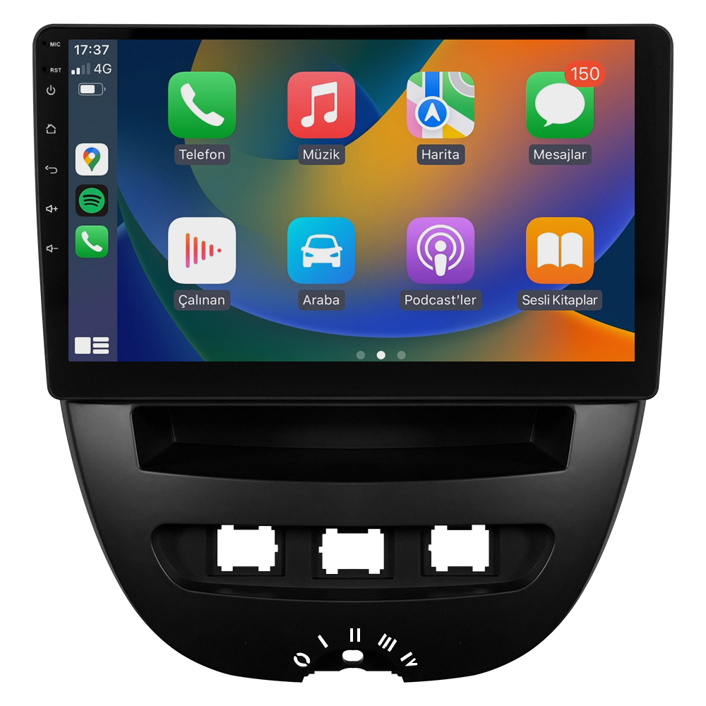 Peugeot 107 Android Multimedya Sistemi (2005-2014) CRV-4844XDA