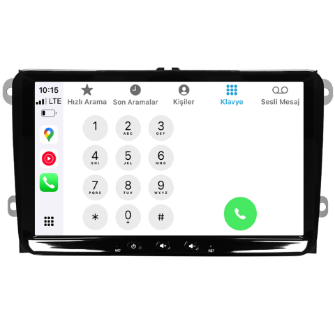 Volkswagen Beetle Android Multimedya Sistemi (2012-2019) CRV-4580SX Piano Black Çerçeve