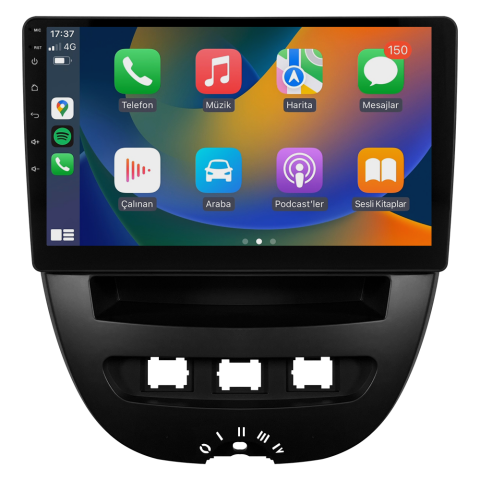 Peugeot 107 Android Multimedya Sistemi CRV-4844XD