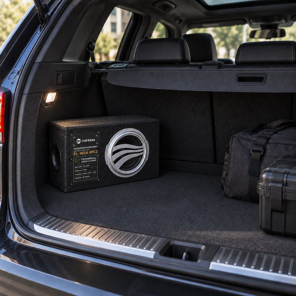 Rainbow EL-W8A MK2 20 cm 150W RMS Aktif Kabinli Subwoofer