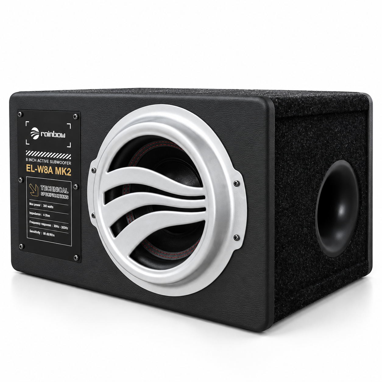 Rainbow EL-W8A MK2 20 cm 150W RMS Aktif Kabinli Subwoofer