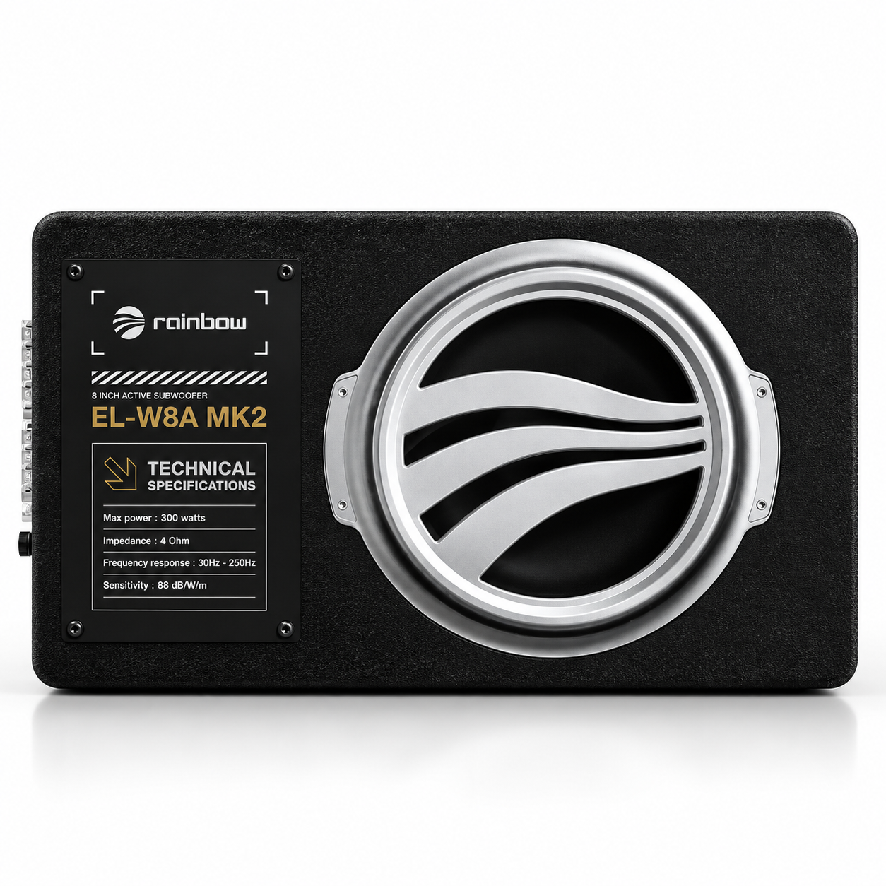 Rainbow EL-W8A MK2 20 cm 150W RMS Aktif Kabinli Subwoofer