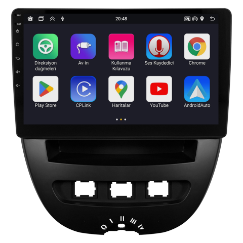 Peugeot 107 Android Multimedya Sistemi CRV4844XP