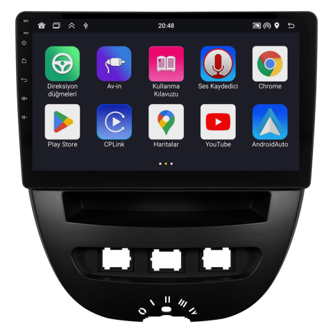 Peugeot 107 Android Multimedya Sistemi (2005-2014) CRV4844XP