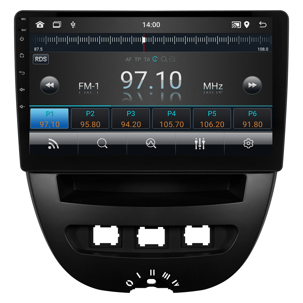 Peugeot 107 Android Multimedya Sistemi (2005-2014) CRV-4844XR