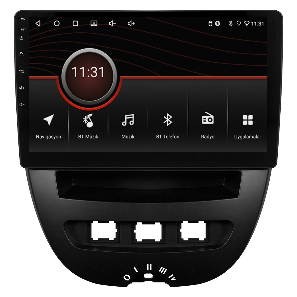 Peugeot 107 Android Multimedya Sistemi CRV-4844XR