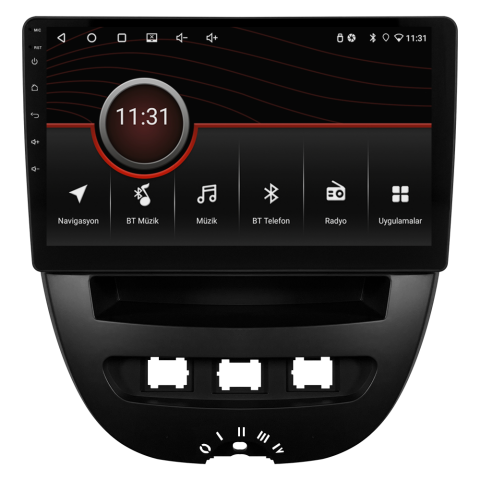 Peugeot 107 Android Multimedya Sistemi CRV-4844XR