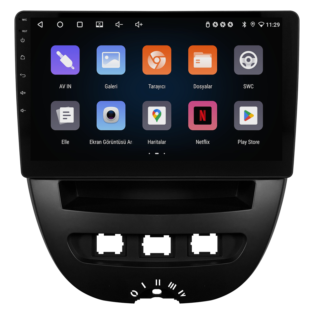 Peugeot 107 Android Multimedya Sistemi (2005-2014) CRV-4844XR