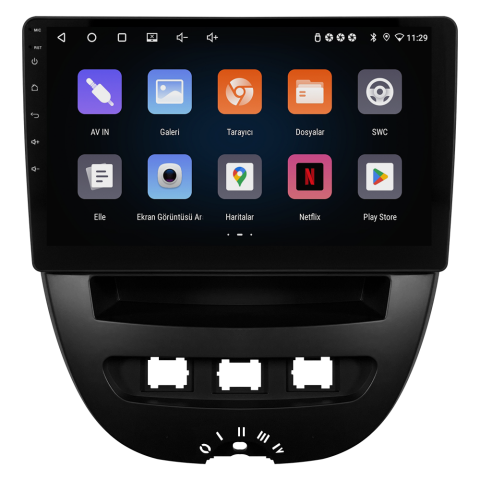 Peugeot 107 Android Multimedya Sistemi CRV-4844XR
