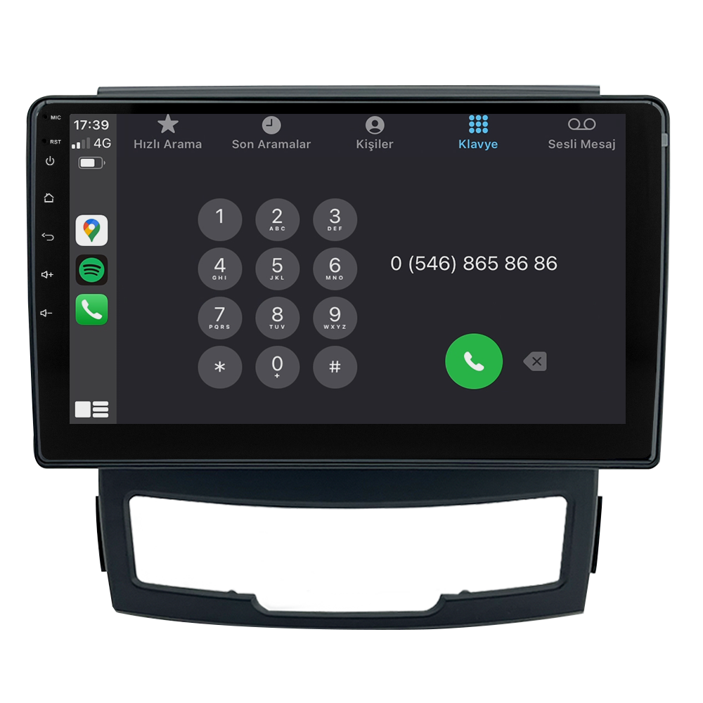 Ssangyong Korando Android Multimedya Sistemi (2010-2012) CRV-4502XAA
