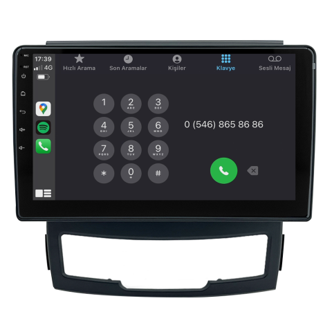 Ssangyong Korando Android Multimedya Sistemi (2010-2012) CRV-4502XAA