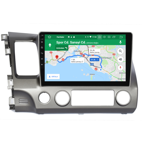 Honda Civic FD6 Android Multimedya Sistemi (2007-2012)