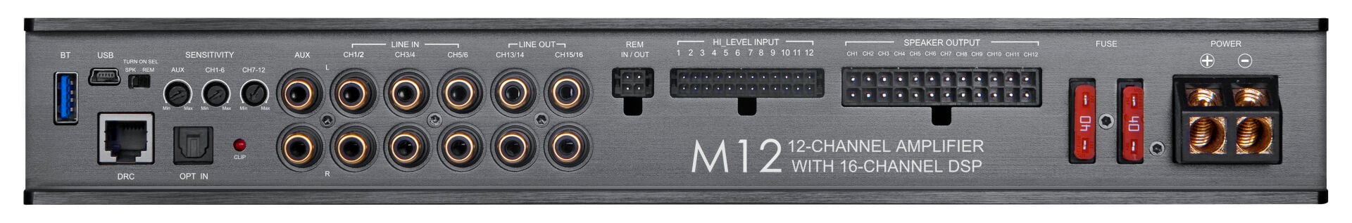 Musway M12 12 Kanal DSP'li Class D Amplifikatörü