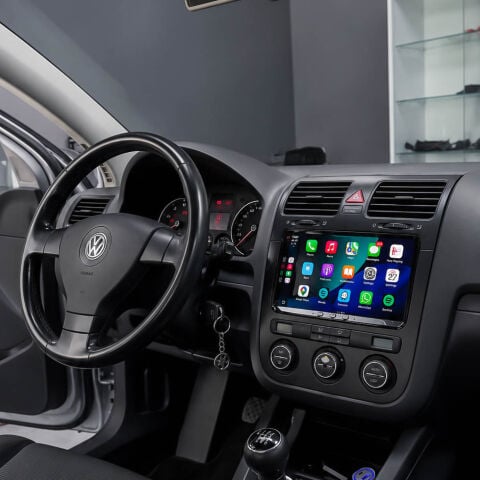 Volkswagen Jetta Android Multimedya Sistemi (2006-2018) CRV-4580SD Piano Black Çerçeve