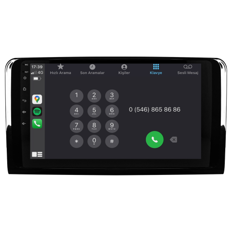 Mercedes ML164 Android Multimedya Sistemi CRV-4848X