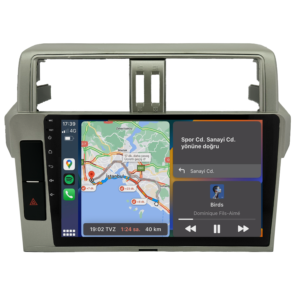 Toyota Prado Android Multimedya Sistemi (2014-2019) CRV-4555XAA