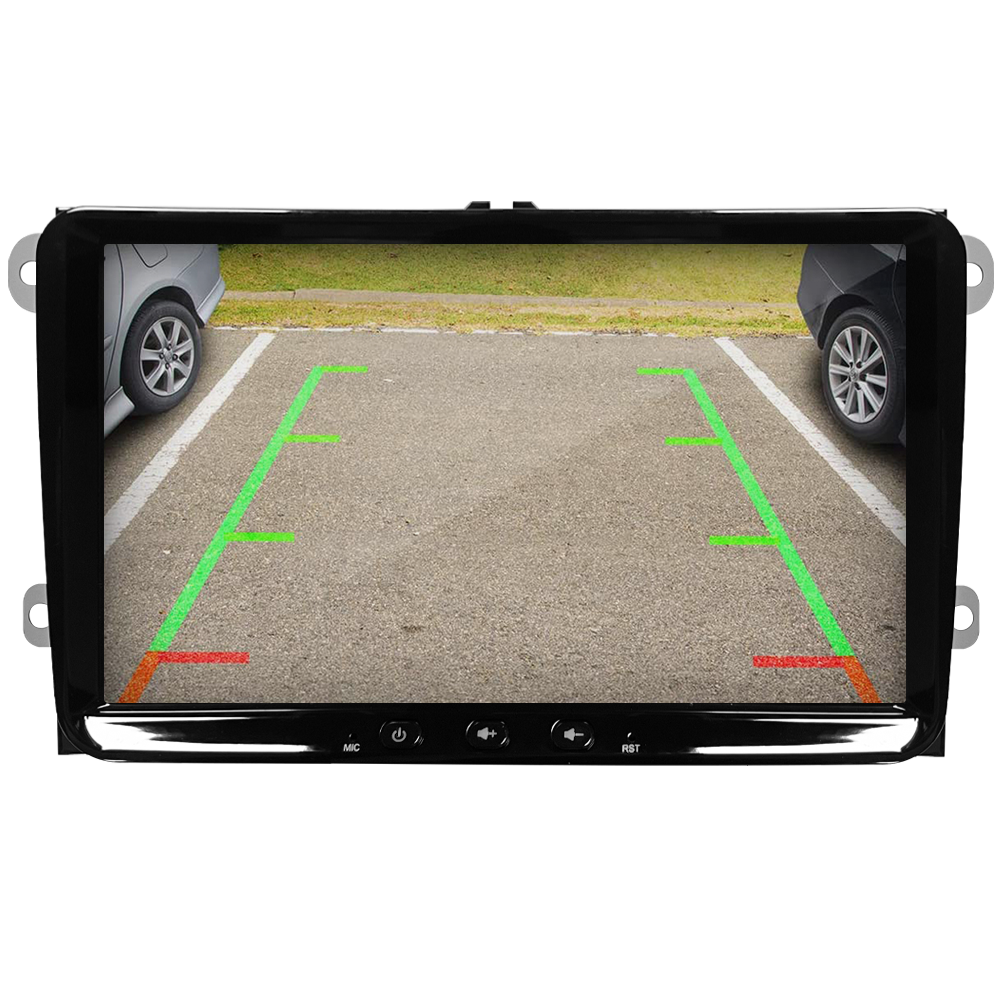 Seat Leon Android Multimedya Sistemi (2006-2012) CRV-4580SD Piano Black Çerçeve
