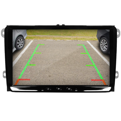 Seat Leon Android Multimedya Sistemi (2006-2012) CRV-4580SD Piano Black Çerçeve