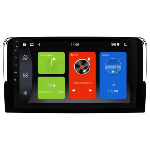 Mercedes ML164 Android Multimedya Sistemi CRV-4848XDA