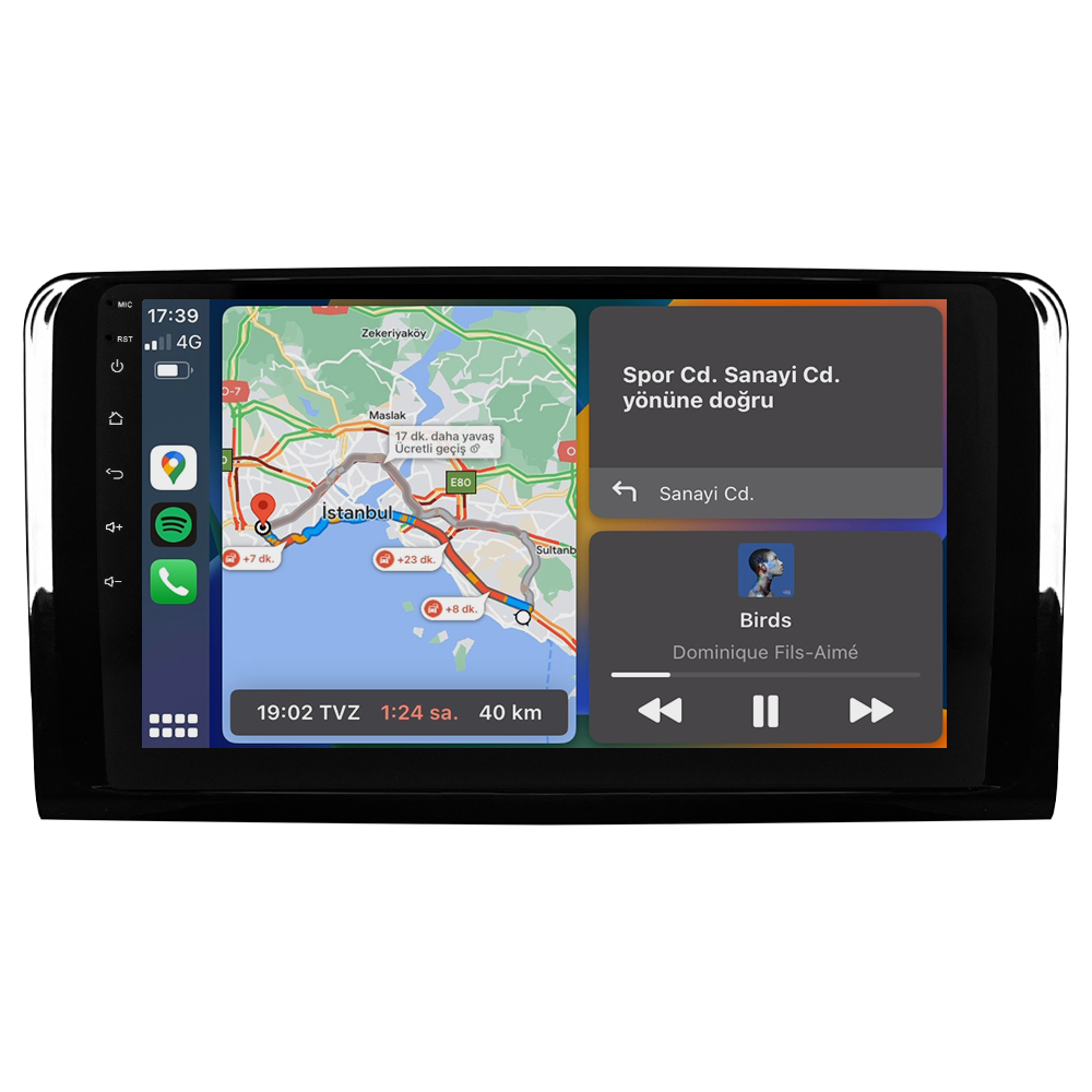 Mercedes ML164 Android Multimedya Sistemi CRV-4848XAA