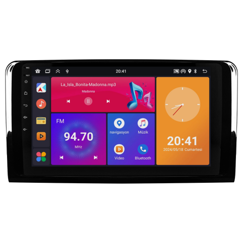 Mercedes ML164 Android Multimedya Sistemi CRV4848XP