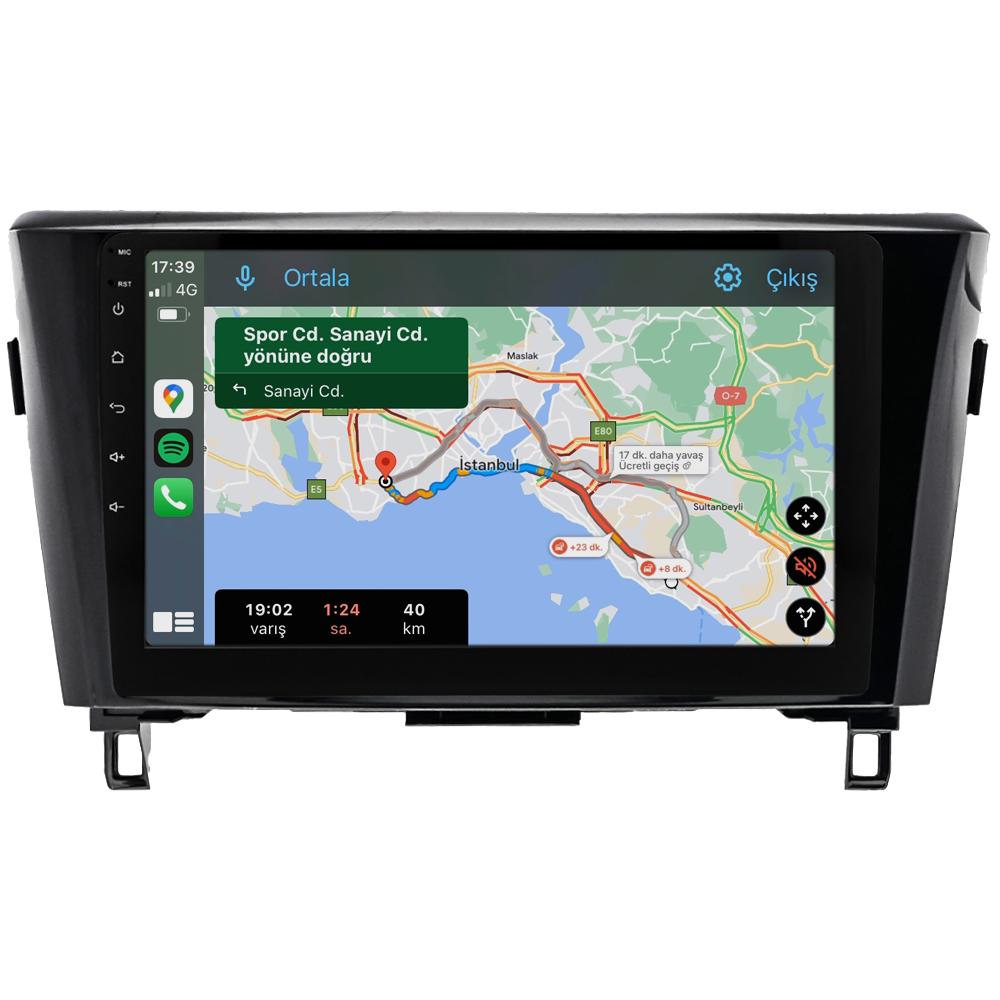 Nissan X-Trail Android Multimedya Sistemi (2014-2020) CRV-4372XD
