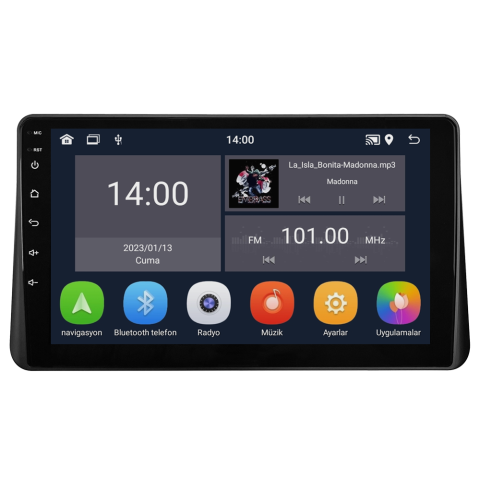 Ford Courier Android Multimedya Sistemi (2013-2024) CRV-4112XD