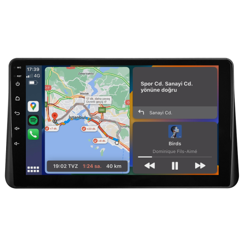 Ford Courier Android Multimedya Sistemi (2013-2024) CRV-4112XD