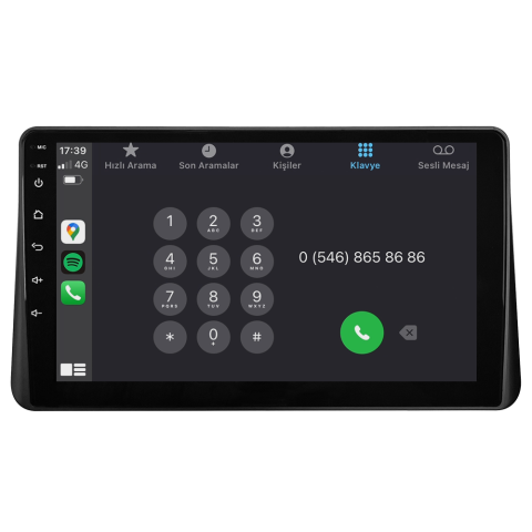 Ford Courier Android Multimedya Sistemi (2013-2024) CRV-4112XDA