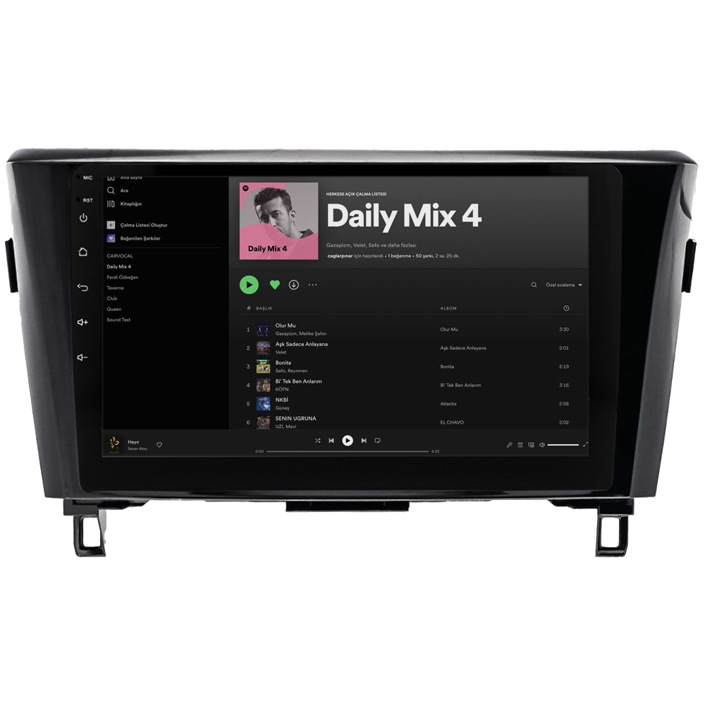 Nissan X-Trail Android Multimedya Sistemi (2014-2020) CRV-4372XDA