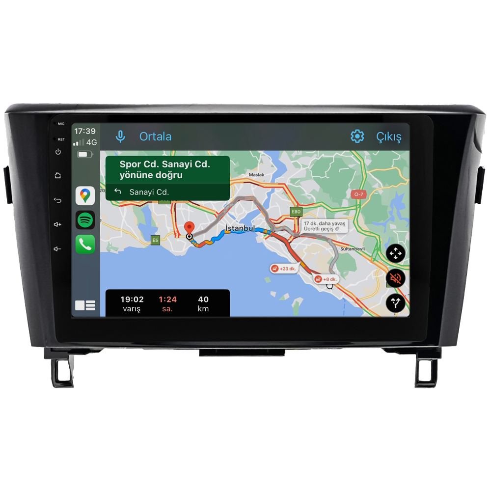 Nissan X-Trail Android Multimedya Sistemi (2014-2020) CRV-4372XR