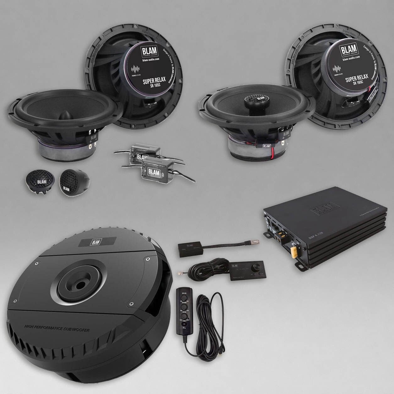 BLAM Premium Ses Sistemi Paketi | DSP İşlemcili ve Stepne Subwoofer