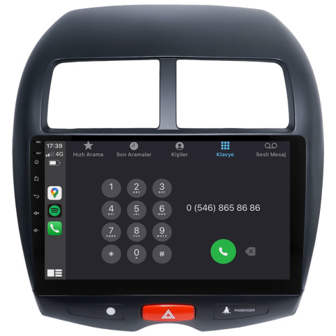 Mitsubishi ASX Android Multimedya Sistemi (2011-2016) CRV-4360XDA