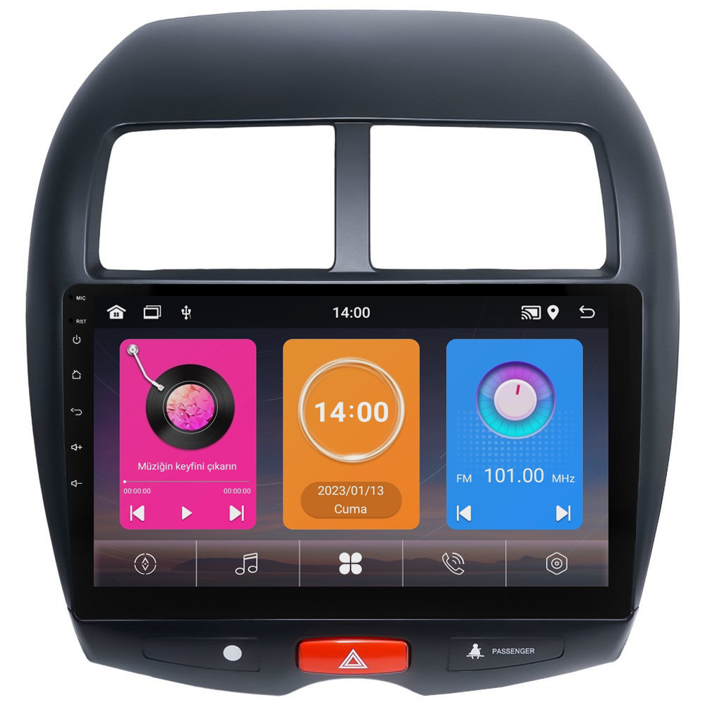 Mitsubishi ASX Android Multimedya Sistemi (2011-2016) CRV-4360XAA