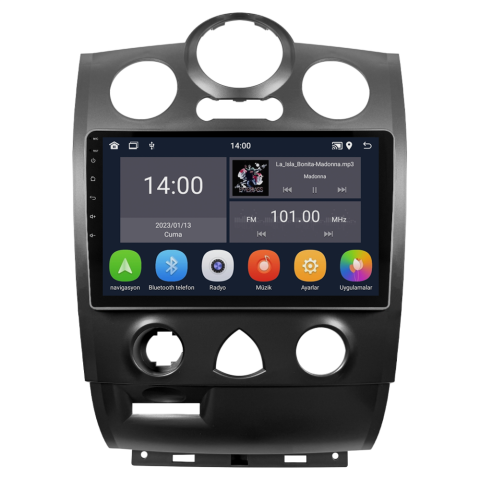 Renault Megane 2 Android Multimedya Sistemi (2004-2010) CRV-4963XD