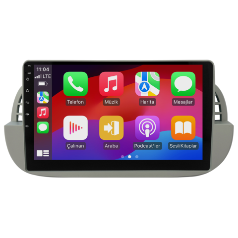 Fiat 500 Multimedya Sistemi Beyaz Çerçeve (2008-2014) CRV-4652XPW