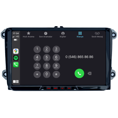 Volkswagen Jetta Android Multimedya Sistemi (2006-2018)
