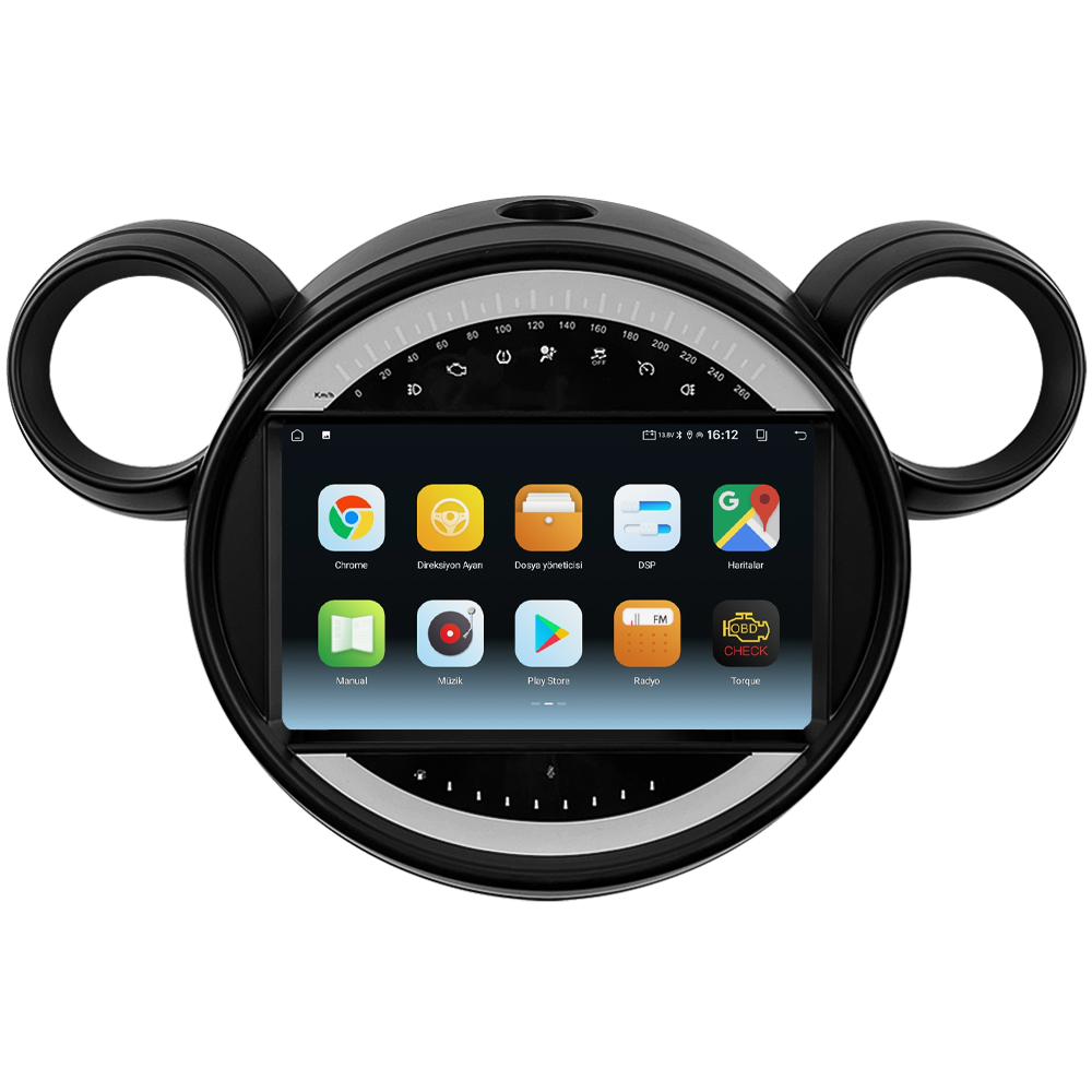 Mini Cooper Android Multimedya Sistemi (2007-2011) CRV-4779XA