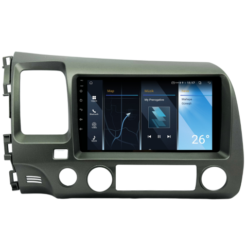 Honda Civic FD6 Android Multimedya Sistemi (2007-2012) CRV-4145XA