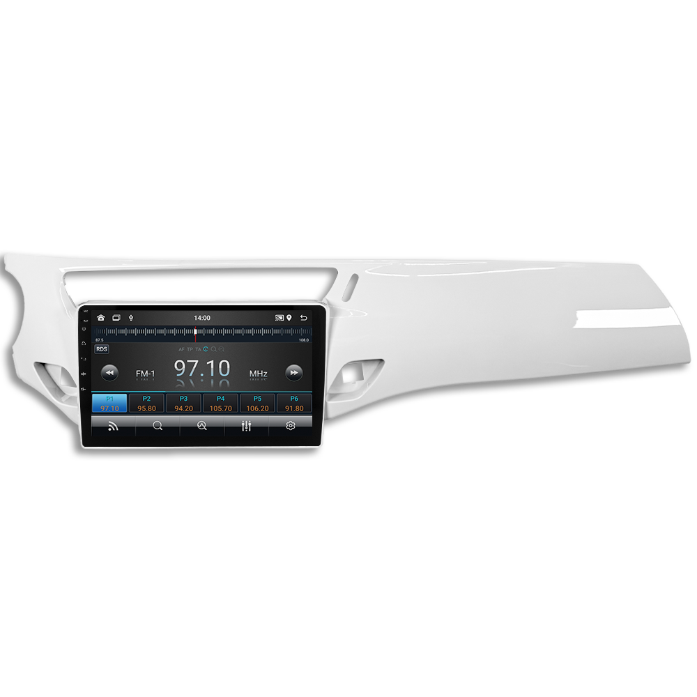 Citroen C3 Android Multimedya Sistemi (2010-2015) CRV-4968XA Piano White Çerçeve