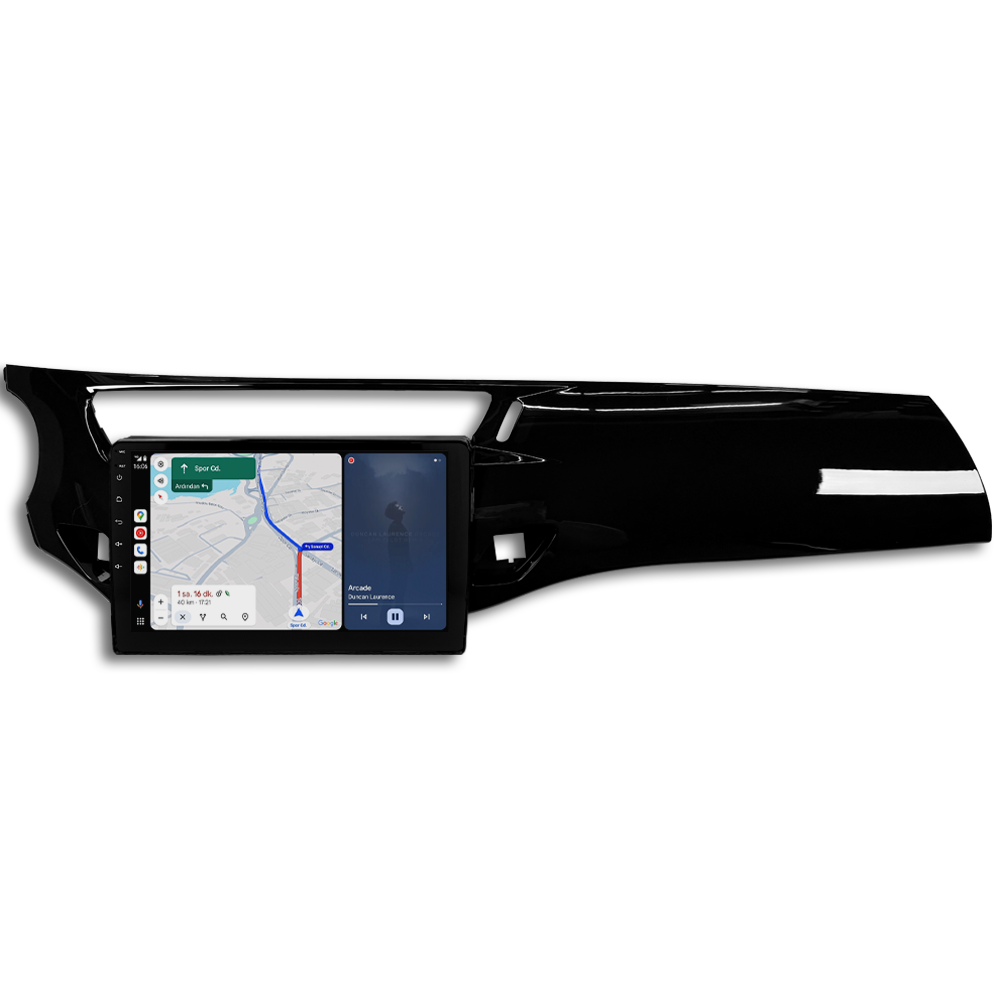 Citroen C3 Android Multimedya Sistemi (2010-2015) CRV4968XP Piano Black Çerçeve